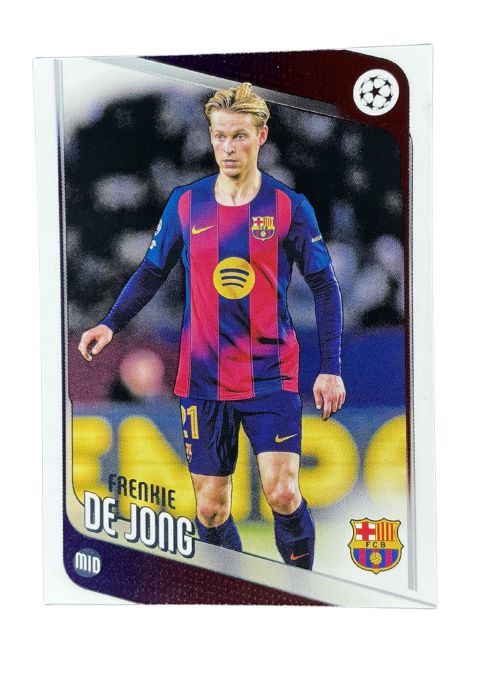 2025-26 Topps UEFA Club Competitions Frenkie De Jong #135 Front