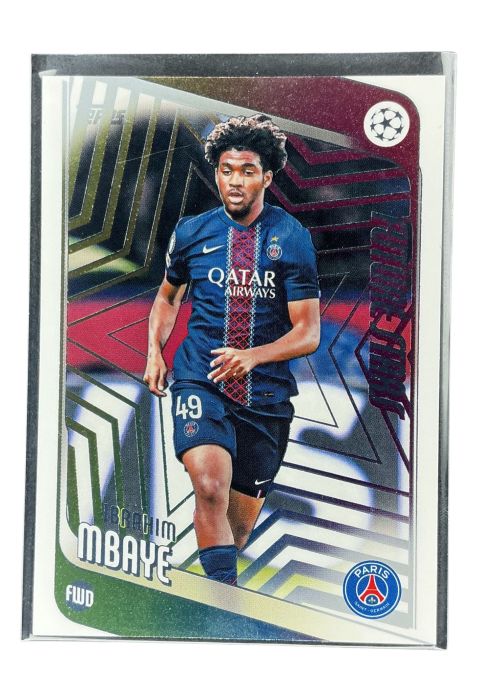 2025-26 Topps UEFA Club Competitions Ibrahim Mbaye #158 Front