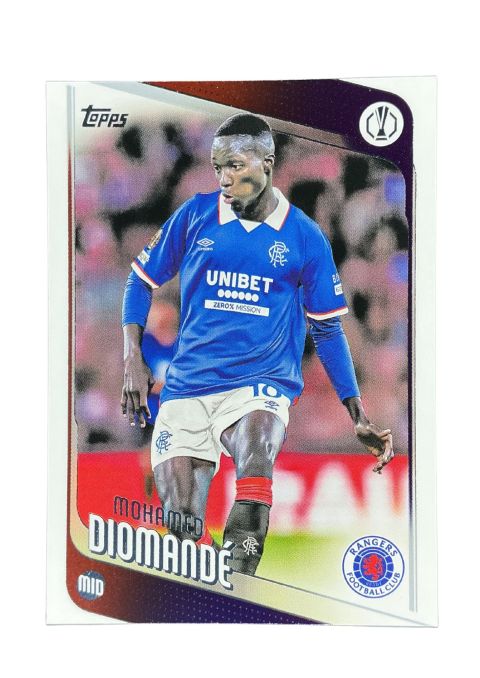 2025-26 Topps UEFA Club Competitions Mohamed Diomande #45 Front