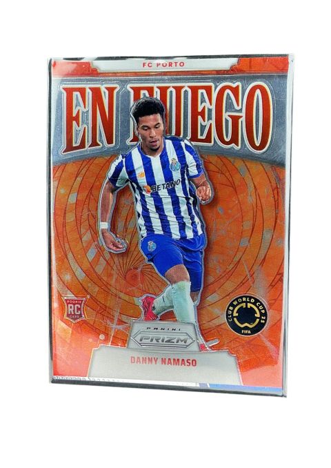 2025 Panini Prizm Fifa World Cup Danny Namaso En Fuego Insert RC #12 Front