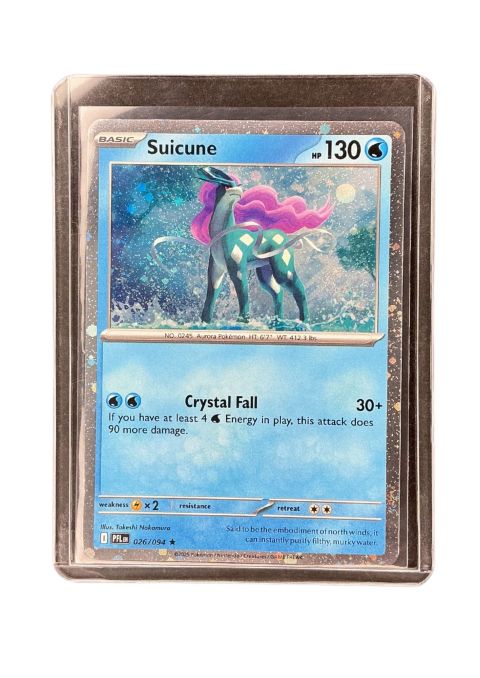 2025 Pokemon Suicune Holo #026/094 Front
