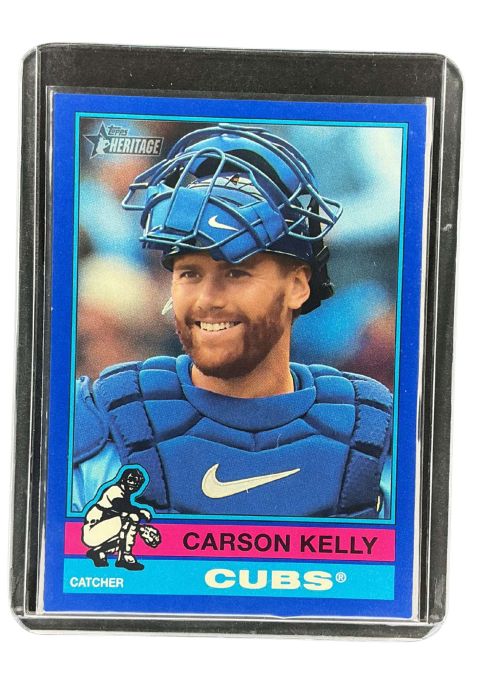 2025 Topps Heritage Carson Kelly Blue Refactor #723
 Front