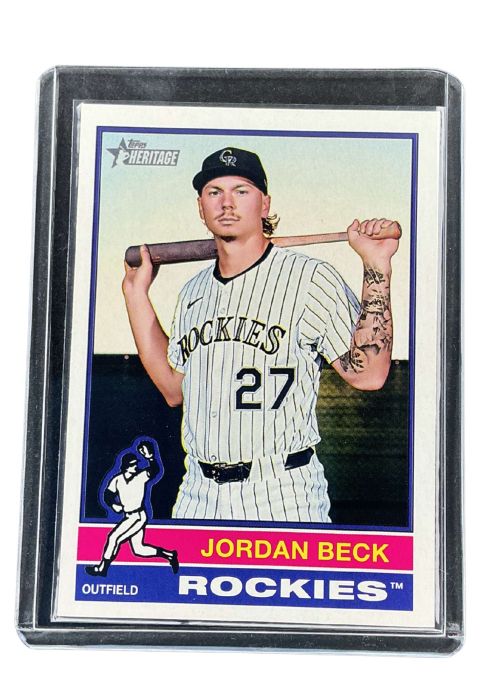 2025 Topps Heritage Jordan Beck #659
 Front