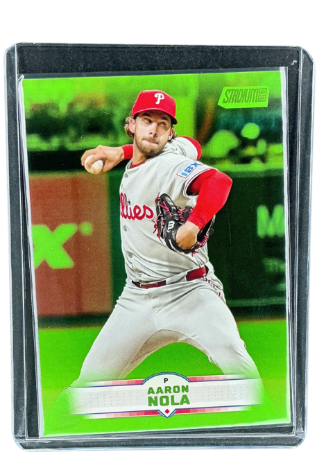 2025 Topps Stadium Club Aaron Nola Lime Green #145
 Front