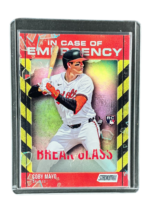 2025 Topps Stadium Club Baseball Coby Mayo In Case Of Emergency #ICE-19
Front