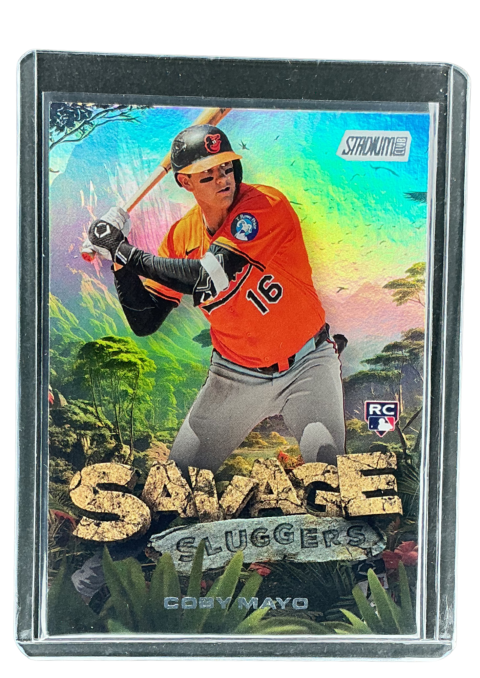 2025 Topps Stadium Club Baseball Coby Mayo Savage Sluggers #SS-22
 Front