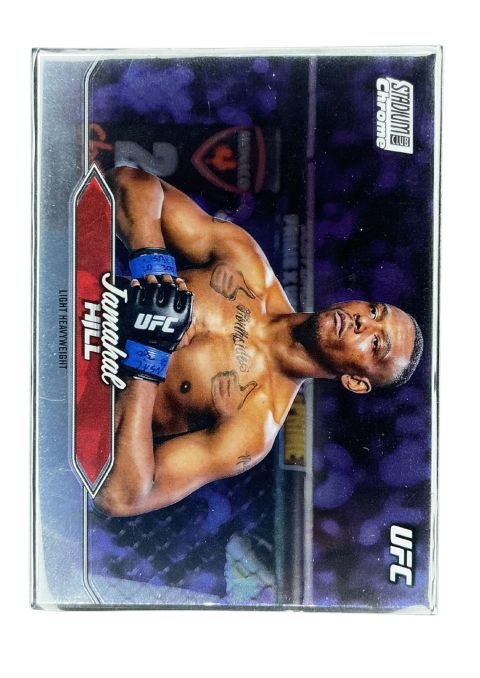 2025 Topps Stadium Club Chrome UFC Jamahal Hill #C-51 Front