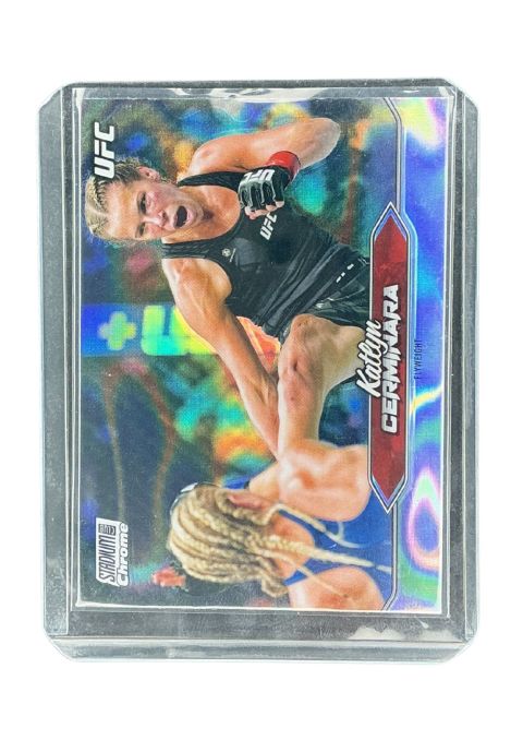 2025 Topps Stadium Club Chrome UFC Katlyn Cerminara #C-85 Front