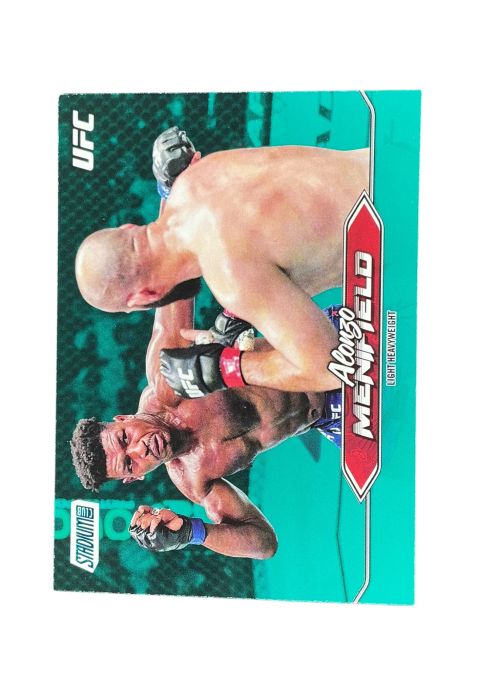 2025 Topps Stadium Club UFC Alonzo Menifield Green #142 Front