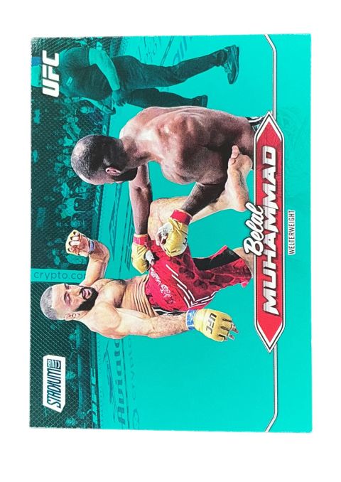 2025 Topps Stadium Club UFC Belal Muhammad Green #41 Front