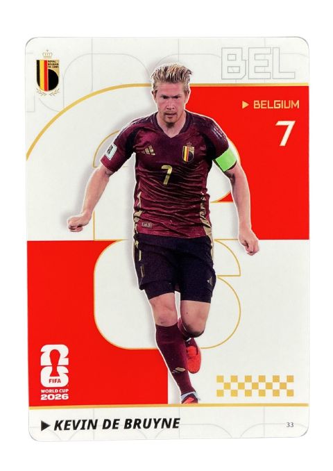 2026 Panini x Kayou FIFA World Cup Kevin De Bruyne #33 Front