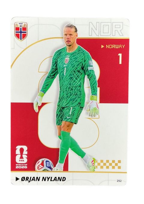 2026 Panini x Kayou FIFA World Cup Orjan Nyland #252 Front