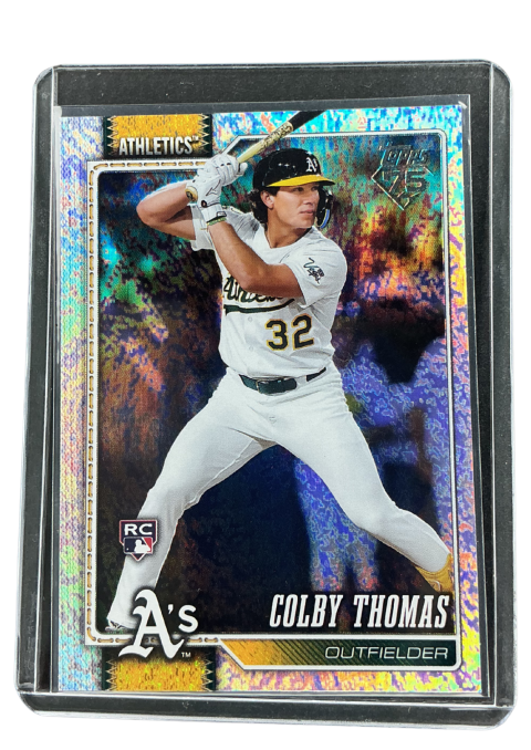 2026 Topps 75 Series 1 Baseball Colby Thomas Foil #213
 Front