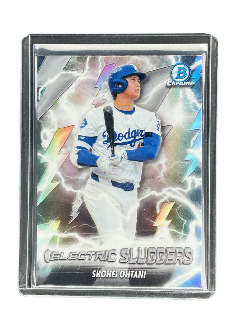 2026 Topps Bowman Chrome Baseball Shohei Ohtani Ielectric Sluggers #ES-18 Front