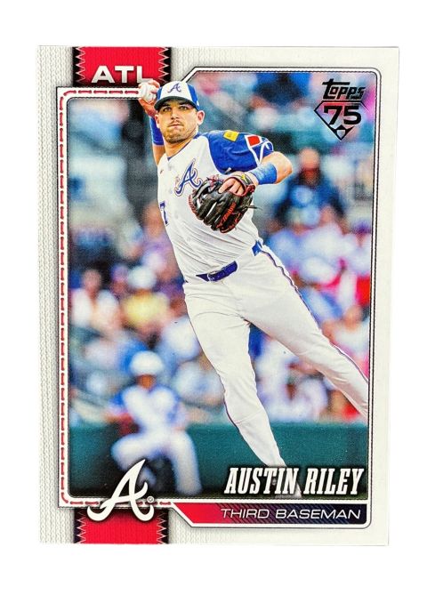 2026 Topps Series 1 75th Anniversary Austin Riley #238 Front
