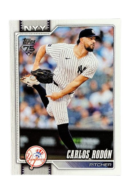 2026 Topps Series 1 75th Anniversary Carlos Rodon #82 Front