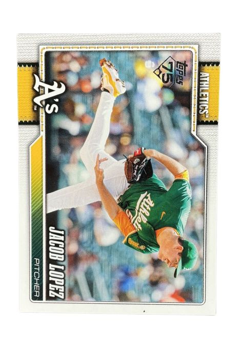 2026 Topps Series 1 75th Anniversary Jacob Lopez #76 Front