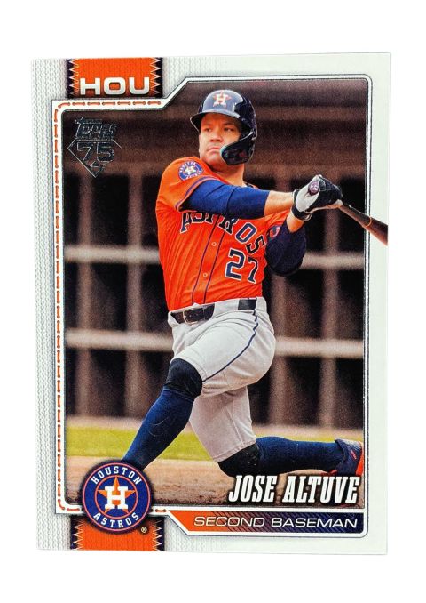 2026 Topps Series 1 75th Anniversary Jose Altuve #278 Front