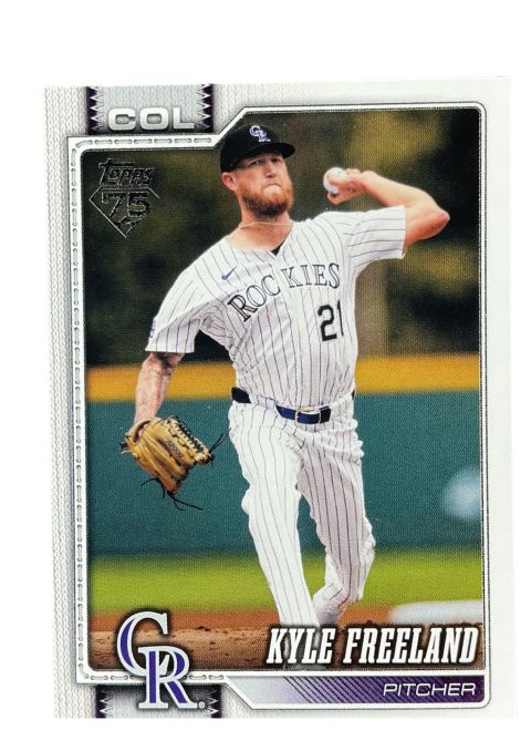 2026 Topps Series 1 75th Anniversary Kyle Freeland #106 Front