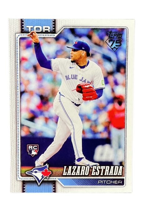 2026 Topps Series 1 75th Anniversary Lazaro Estrada #299 Front