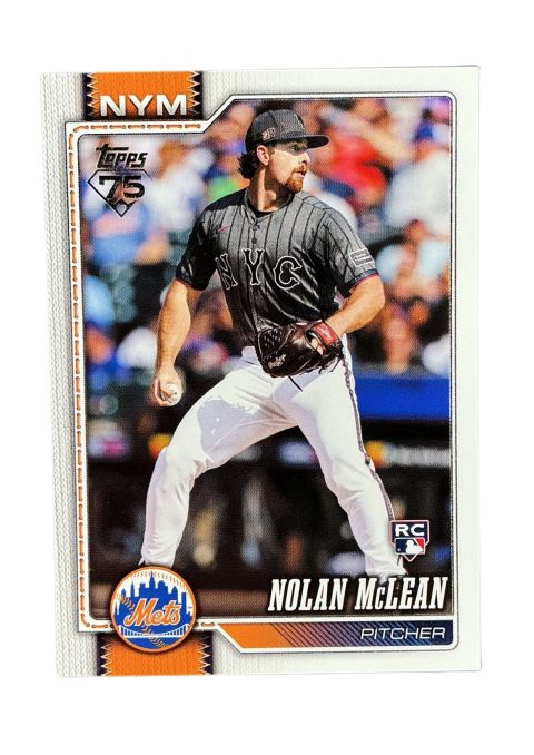2026 Topps Series 1 75th Anniversary Nolan McLean #214 Front