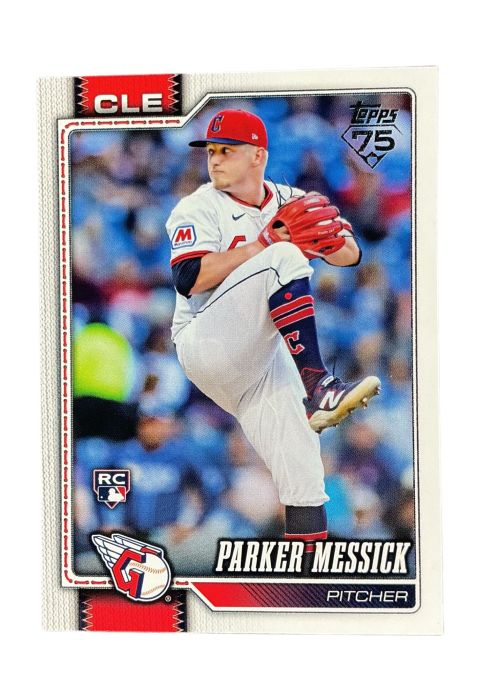 2026 Topps Series 1 75th Anniversary Parker Messick #67 Front
