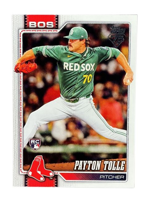2026 Topps Series 1 75th Anniversary Payton Tolle #15 Front