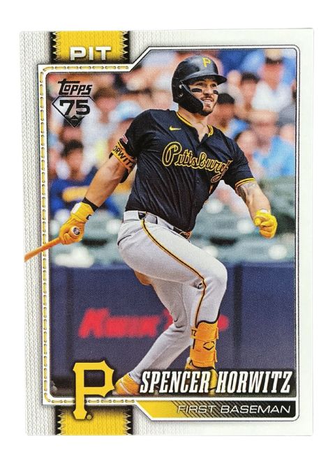 2026 Topps Series 1 75th Anniversary Spencer Horwitz #77 Front