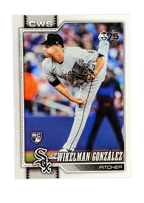 2026 Topps Series 1 75th Anniversary Wikelman Gonzalez #167 Front