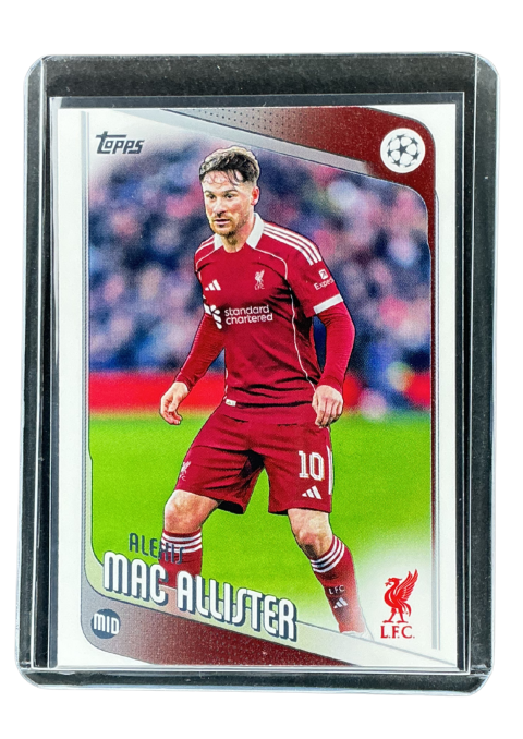 2026 Topps UEFA Club Competitions Alexis Mac Allister#67
 Front