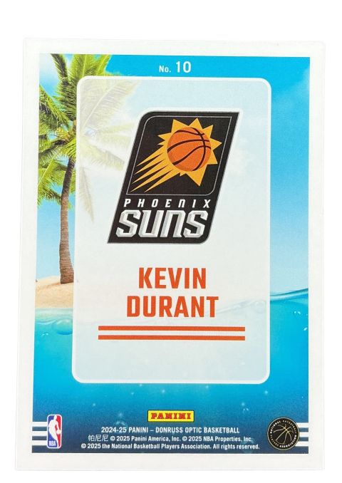 2024-25 Panini Donruss Optic Basketball Kevin Durant Splash #10
Back