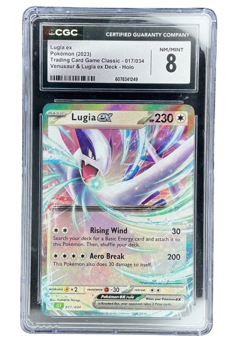 2023 Pokemon Lugia ex EN #054 CGC 8
Front