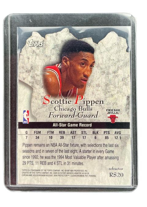 1997-98 Topps Scottie Pippen Rock Stars #RS20
Back