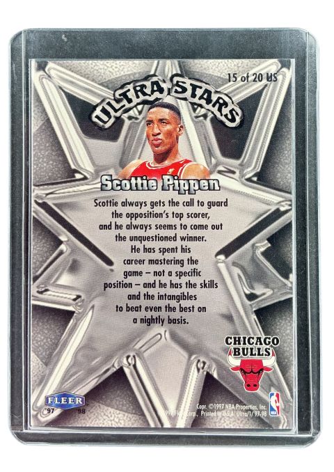 1997-98 Fleer Ultra Scottie Pippen Ultra Stars #15
Back
