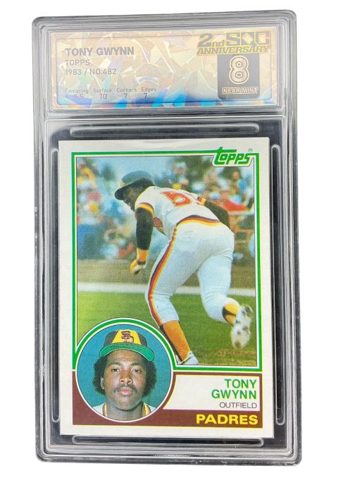 1983 Topps Chewing Tony Gwynn #482 SQC 8
Front