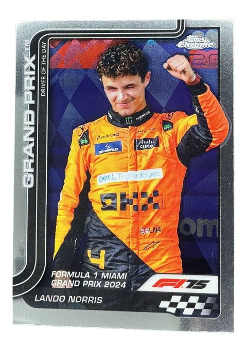 2025 Topps Chrome Formula 1 Driver Of The Day Lando Norris Mclaran F1 Team #127
Front