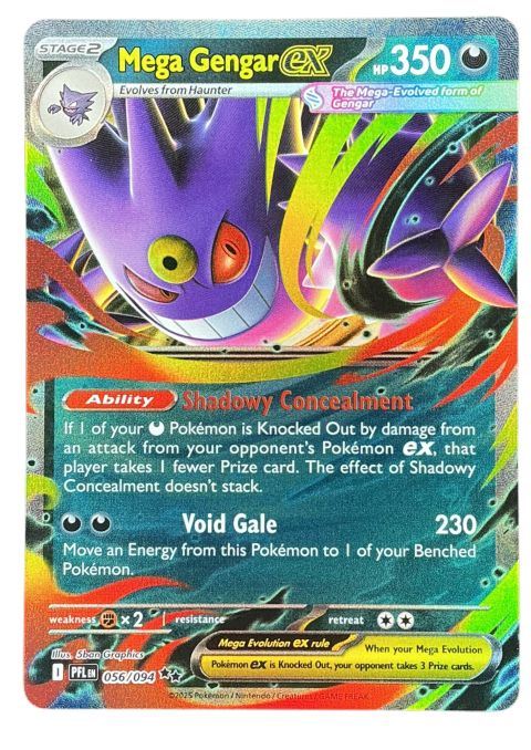 2025 Pokemon Mega Gengar EX RR #056/094 JP
Front