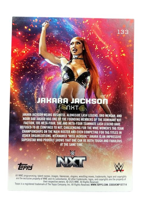 2025 Topps Universe WWE Jakara Jackson #133
Back