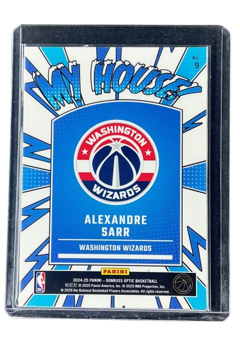 2024 Panini Donruss Optic Alexandre Sarr My House! #9
Back