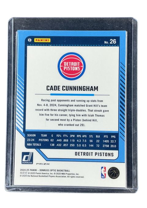 2024 Panini Donruss Optic Kristaps Porzingis #94
Back