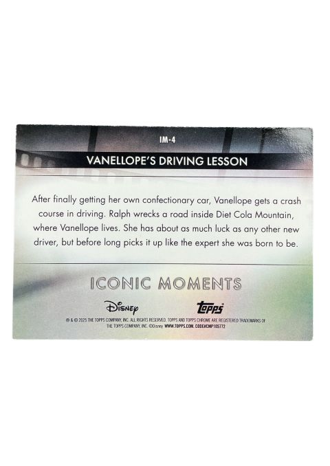 2025 Topps Chrome Disney Iconic Moments #IM-4
Back