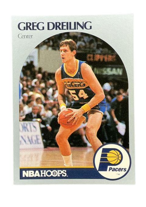 1990 NBA Hoops Greg Dreiling #132 Front