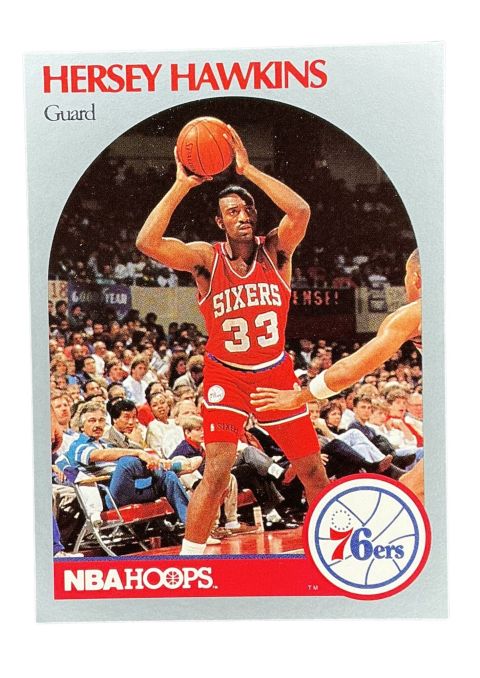 1990 NBA Hoops Hersey Hawkins #229 Front