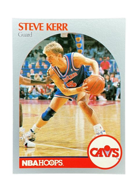 1990 NBA Hoops Steve Kerr #75 Front