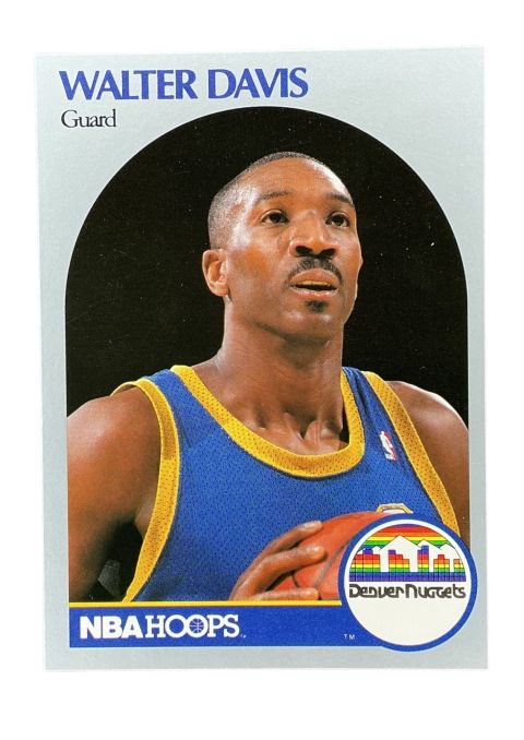 1990 NBA Hoops Walter Davis #93 Front