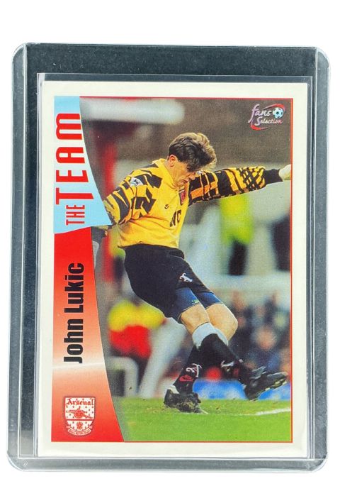 1997 Futera Arsenal John Lukic #24
 Front