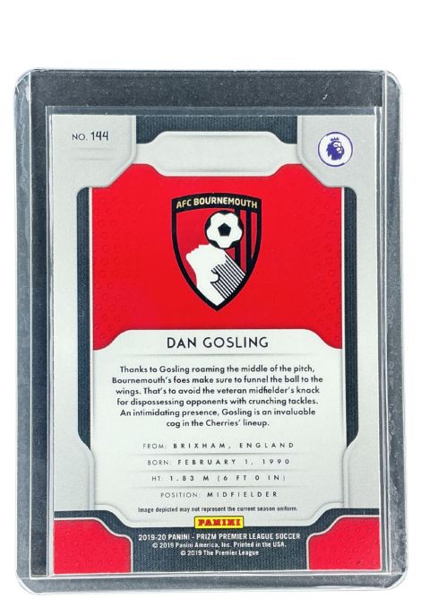 2019 Panini Prizm Premier League Dan Gosling #144
 Back
