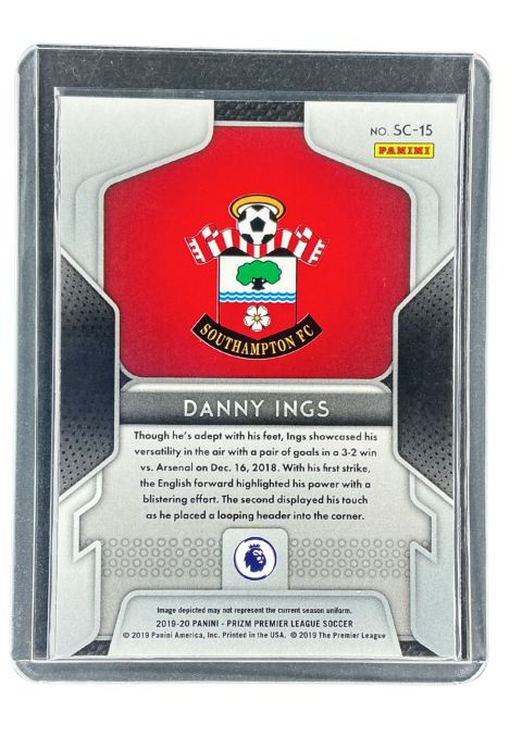 2019 Panini Prizm Premier League Danny Ings #SC-15
 Back