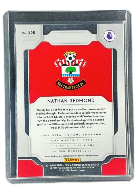 2019 Panini Prizm Premier League Nathan Redmond #238
 Back