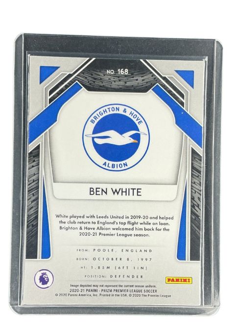 2020 Panini Prizm Premier League Ben White #168
 Back